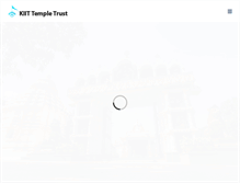 Tablet Screenshot of kiittemple.org